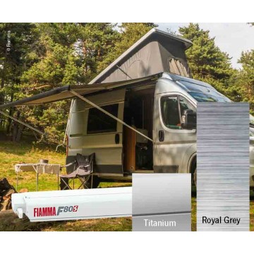 Toldo Fiamma F80s 290 carcasa de titanio Gris real